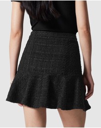 & Other Stories - Ruffled Tweed Mini Skirt
