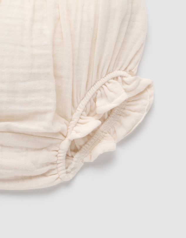 Purebaby - Ruffle Bloomer- Kids-Babies