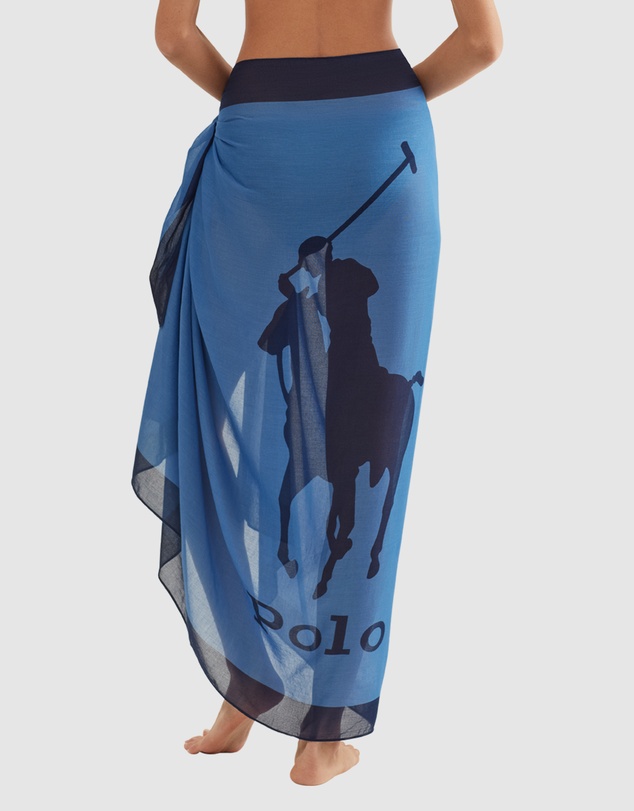 Polo Ralph Lauren - Big Pony Long Pareo Scarf Beach Cover Up