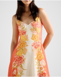 Forever New - Livvy Strappy Linen Midi Dress