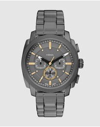 Fossil - Machine Gun-Metal Chronograph Watch