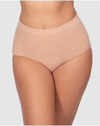 B Free Intimate Apparel - Seamless Cotton Full Briefs - 3 Pack