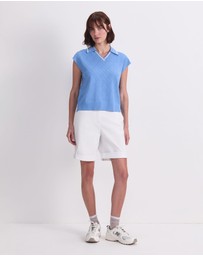 Sportscraft - Maxine Milano Argyle Knit Top