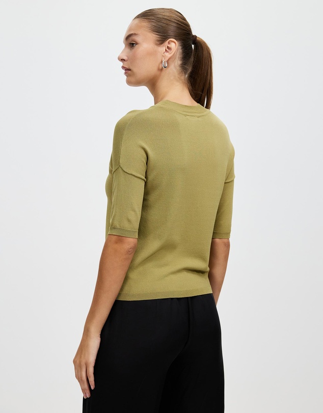White By FTL - New Jewel Knit Top