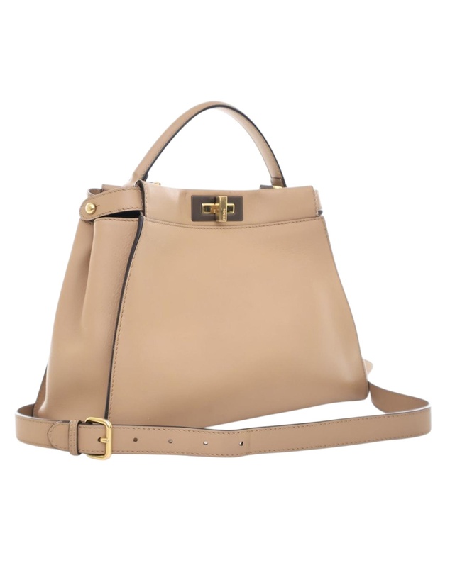 Fendi - Pre-Loved Medium Leather Peekaboo Iconic Satchel