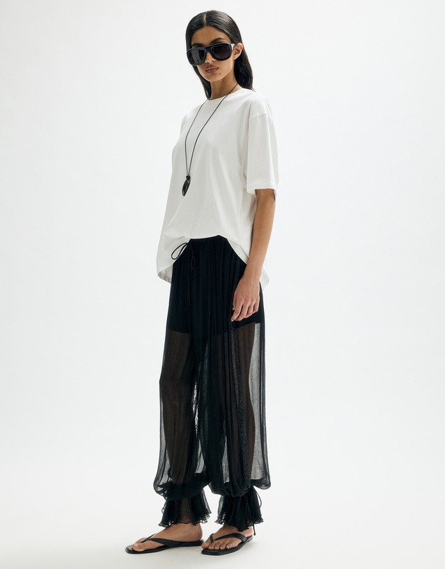 Minima Esenciales - Nissa Sheer Balloon Pants