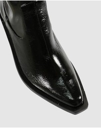 Sempre Di - Jayda Patent Ankle Boots