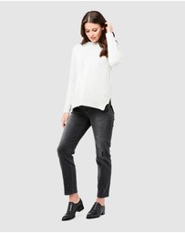 Ripe Maternity - Cable Nursing Knit