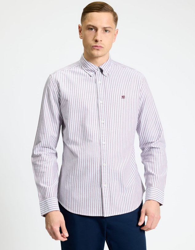 Ben Sherman - Long Sleeve Oxford Stripe Shirt