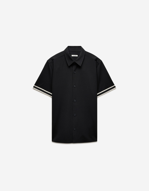 Calibre - Stripe Trim Tech Overshirt Black