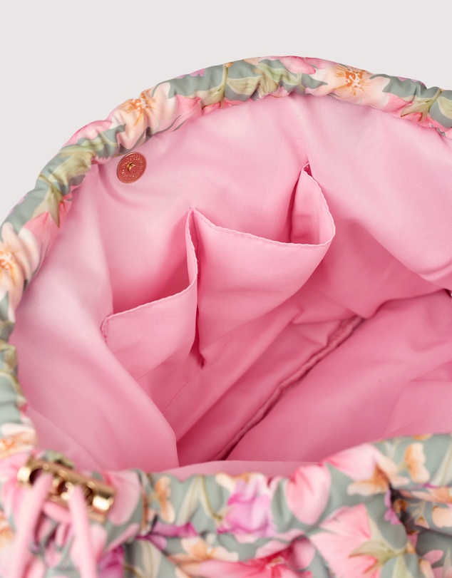 The Somewhere Co - Sage Wildflowers Marshmallow Midi Tote
