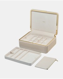 Wolf - Wolf Bella Large Jewellery Box Bone