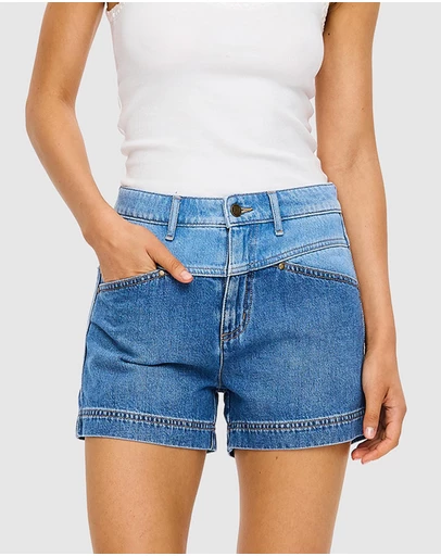 KIVARI - Coralie Denim Shorts