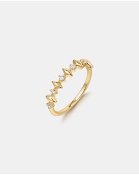 Ania Haie - Ania Haie Gold Multi Sparkle Ring