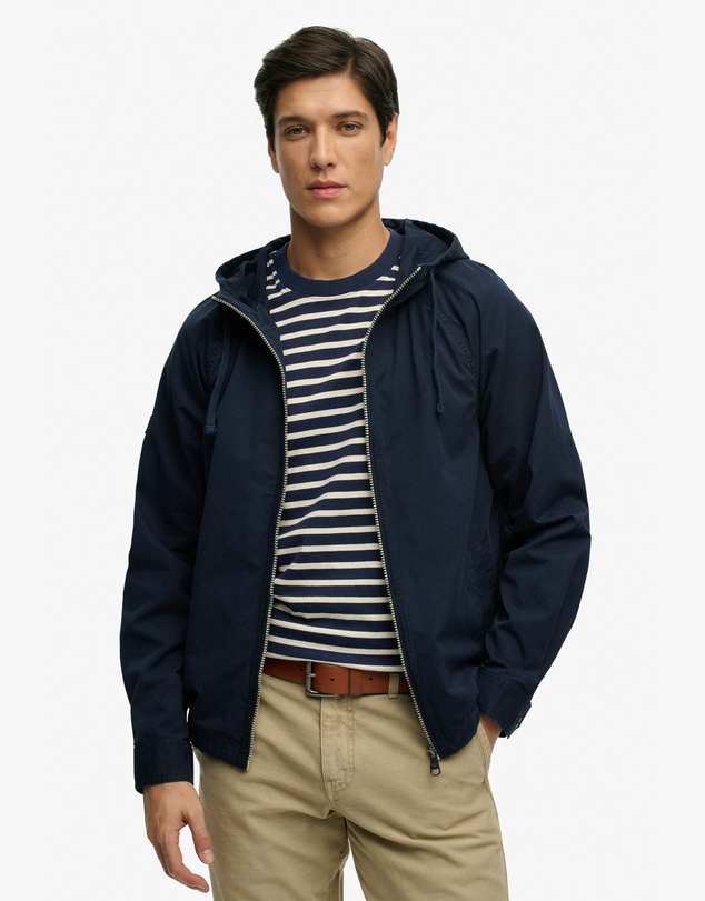 Superdry - Hooded Washed Twill Jacket