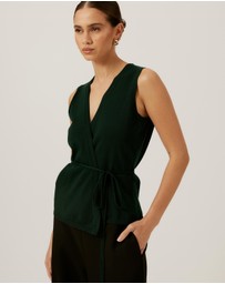 Tussah - Wrap Knit Top