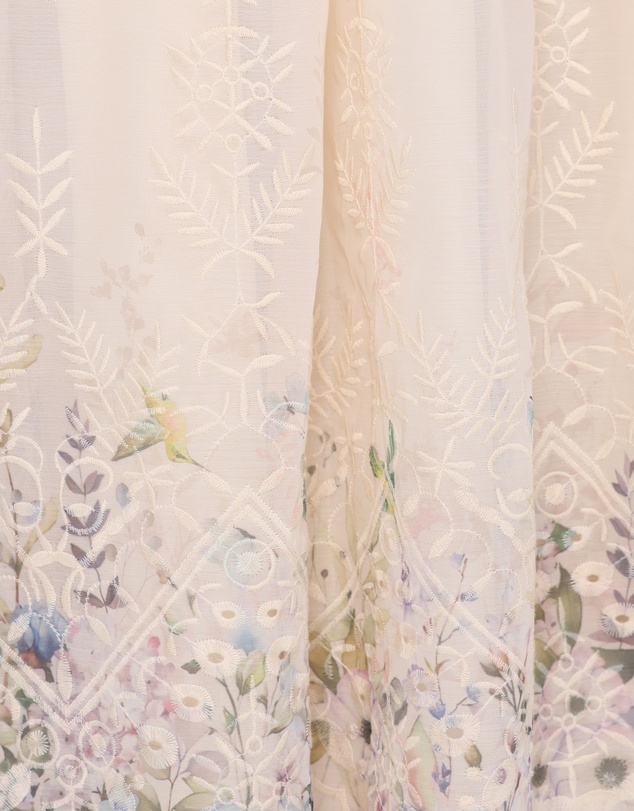 Petal & Pup - Kayt Strapless Dress - Embroidered Floral