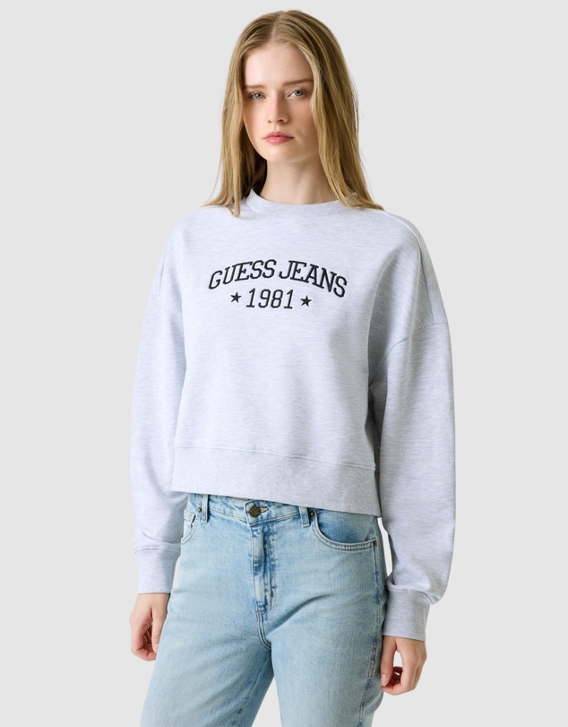 GUESS Jeans - GUESS JEANS Cropped Crew Sweater