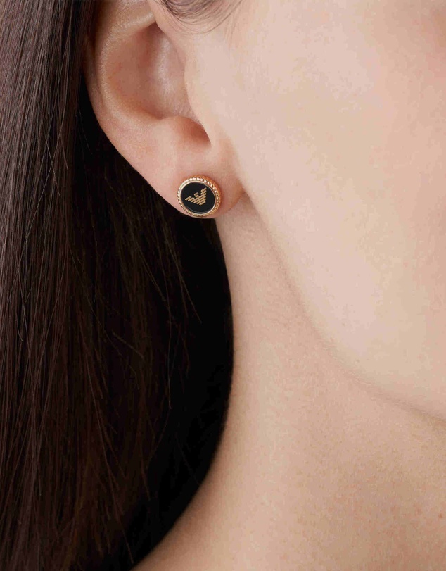 Emporio Armani - Rose Gold-Tone Earring