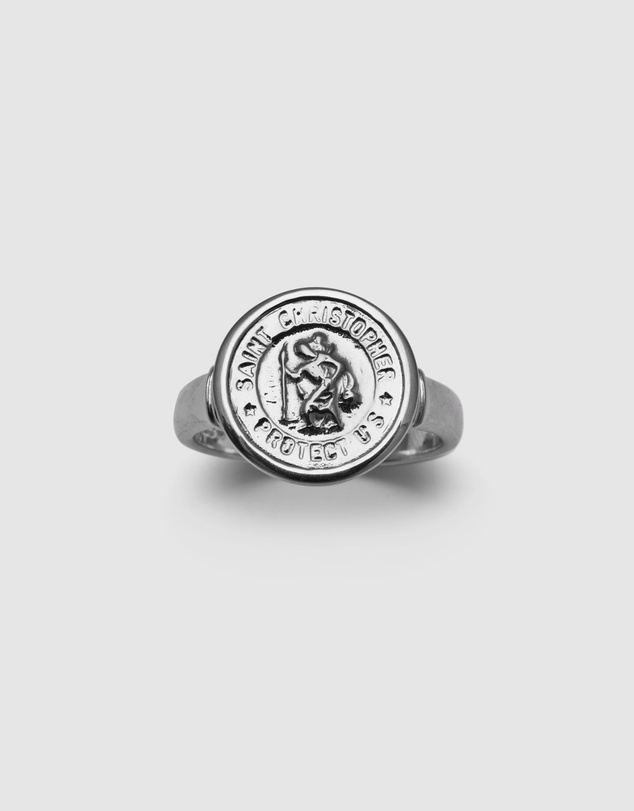 Von Treskow - Round St Christopher Ring