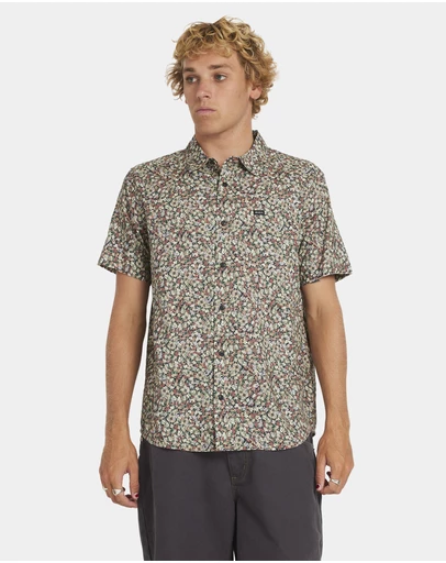 RVCA - Mens Heavy Bloom Short Sleeve Shirt