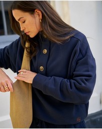 Ceres Life - Marli Button Sweat