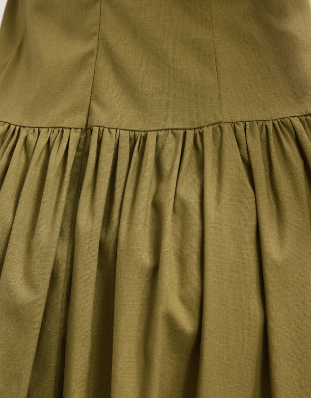 The Fated - Cleo Drop Waist Midi Dress
