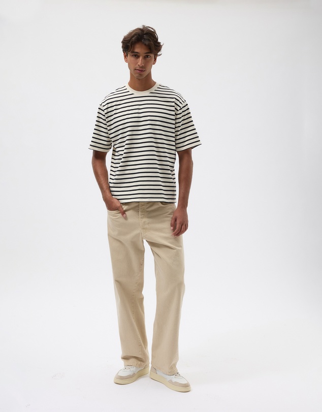 AERE - Heavyweight Stripe SS Tee