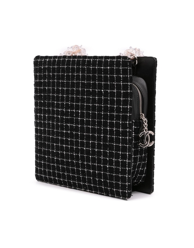 Pre-Loved by Azura Reborn - Pre-Loved chanel Chain Tweed Shoulder Bag