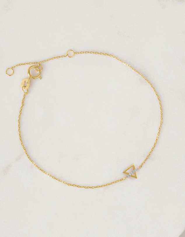 Luna Rae - Solid Gold - Earth Element Diamond Bracelet