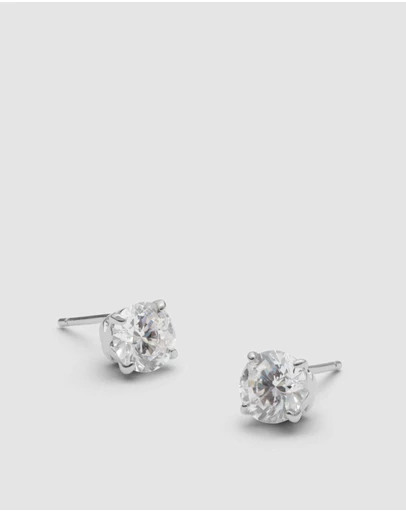 MIMCO - Dia-mim 1 Carat Stud 925 Sterling Silver Earrings