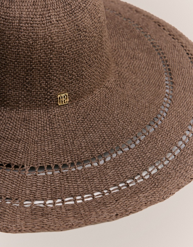 Trenery - Hyams Woven Sun Hat in Espresso