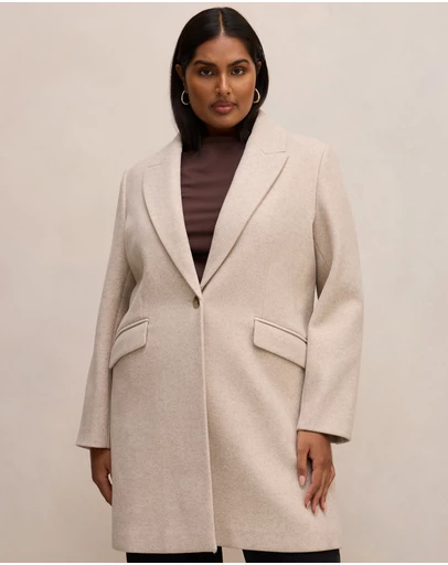 Forever New Curve - Brianna Curve Coatigan