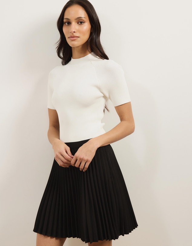 Atmos&Here - Evie Pleated Mini Skirt