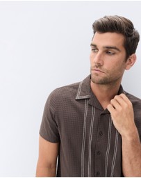 UNISON - Embroidered Bowler Regular Fit Shirt
