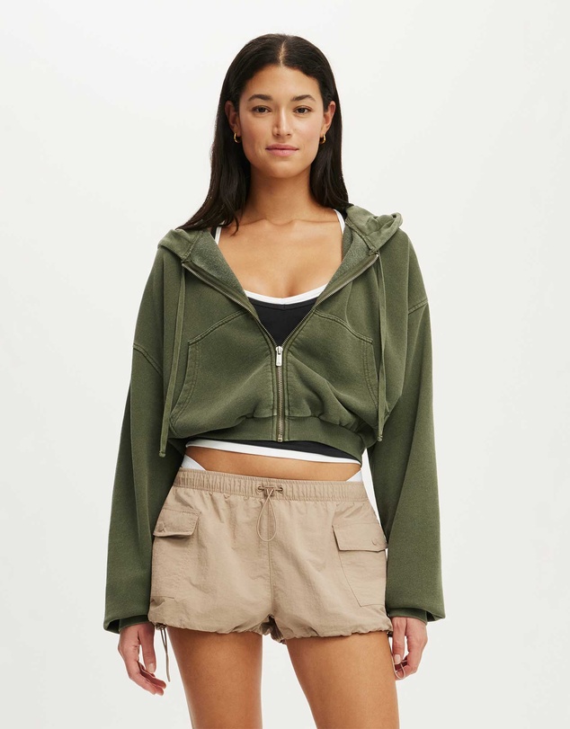 Cotton On Body Active - Active Fleece Bubble Zip Through