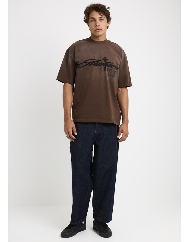 Black Noise White Rain - Cursive T-Shirt