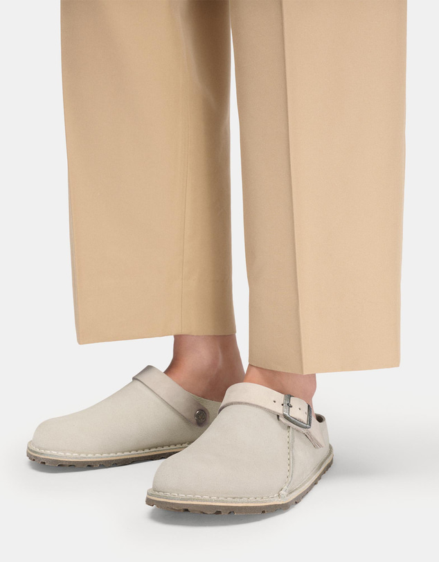 Birkenstock - Lutry Oyster Suede Leather Regular - Unisex