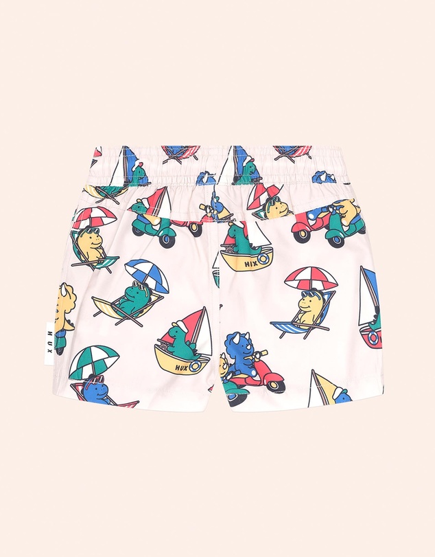 Huxbaby - Vacay Dino Boardshorts - ICONIC EXCLUSIVE - Babies-Kids