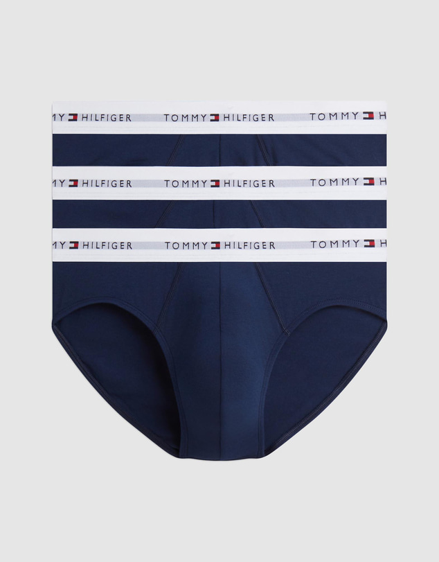 Tommy Hilfiger - 3-Pack Signature Logo Contrast Waistband Briefs