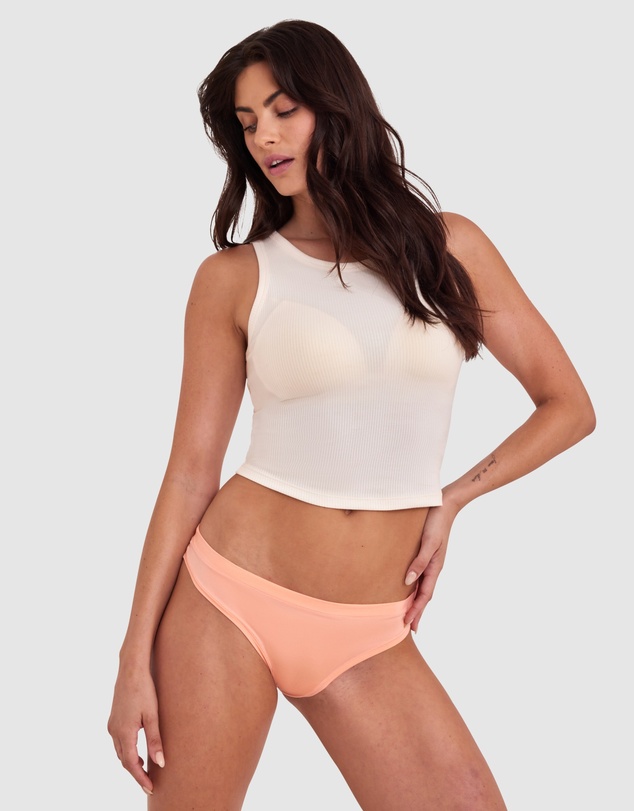 Bras N Things - Body Bliss V String - Light Coral