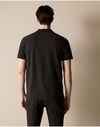 Trenery - Classic Pique Polo in Black