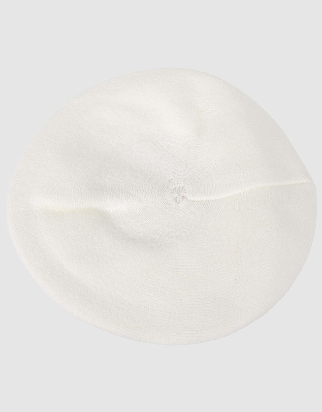 Max Alexander - European Made Cream Soft Wool Beret
