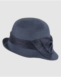 Max Alexander - Summer Navy Cloche Hat