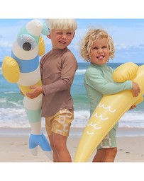 Sunnylife - Kids Inflatable Noodle Finn the Fish Multi Set of 2