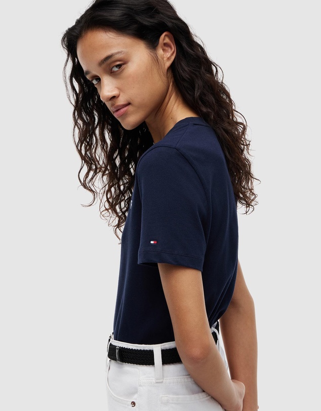 Tommy Hilfiger - Modern Corp Logo Flag T-Shirt