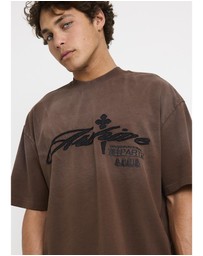 Black Noise White Rain - Cursive T-Shirt