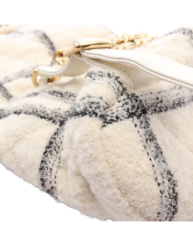Pre-Loved by Azura Reborn - Pre-Loved Large Quilted Wool Duma Drawstring Backpack