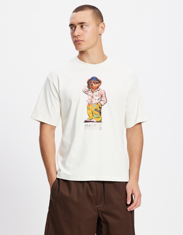 Market - Folk Fitted Bear T-Shirt