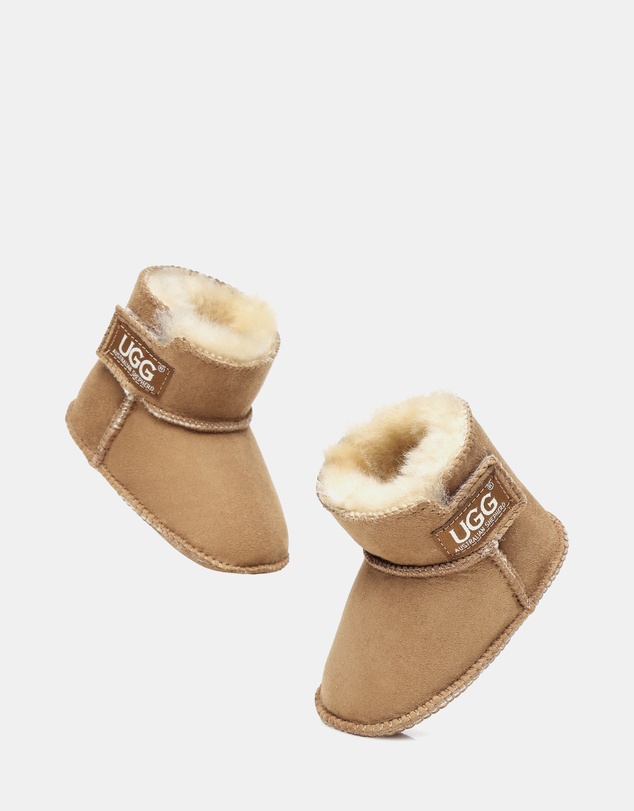 EVERAU - Australian Shepherd Ugg Baby Erin Sheepskin Upper UGG Boots